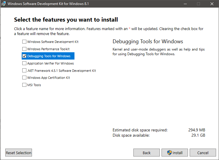 Debugging Tools for
Windows Debugging Tools for Windows